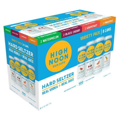 High Noon Hard Seltzer Variety Pack 8 Pk Cans