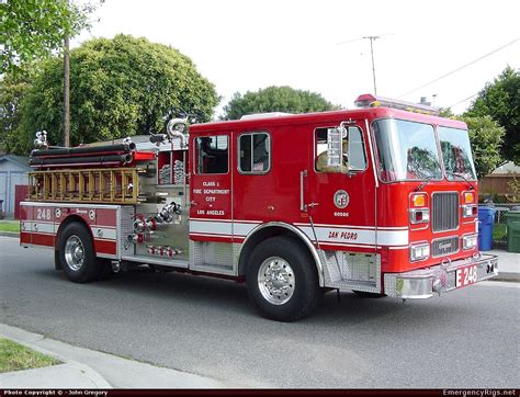 Seagrave Marauder Pumper Los Angeles Fire Department Emergency