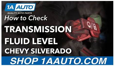 2019 chevy silverado transmission fluid check