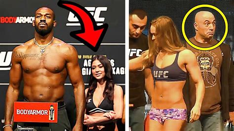 10 Most Embarrassing Ufc Weigh In Moments Youtube