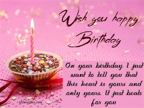 Happy Birthday Wishes For Lover Messages Quotes With Cake Images