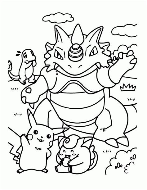 Desenhos Do Pokemon Para Imprimir E Colorir Educação Online