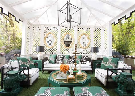 Chinoiserie Chic Chinoiserie Outdoor Living