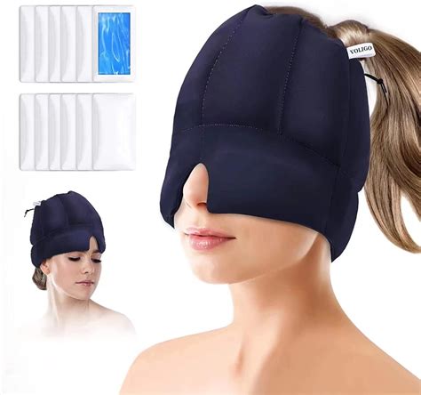 Halo Migraine Relief Cap Headache Relief Hat Form Fitting Headache Ice