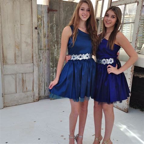 Julia Party Dress Teens Wearing Color Taffeta Dress