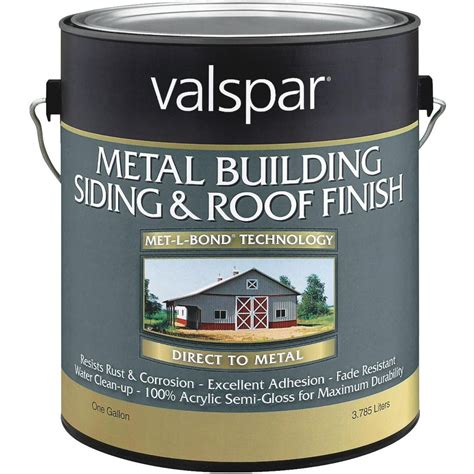 Valspar Metal Siding And Roof Paint