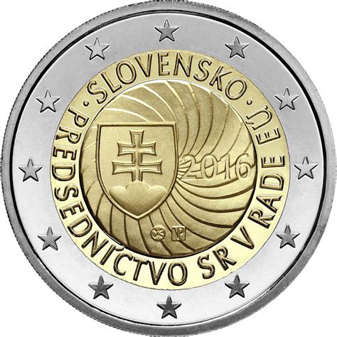 2 Euro Coin First Presidency Of The Slovak Republic Of The Council Of