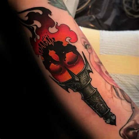 60 torch tattoos for men illuminated body art ideas