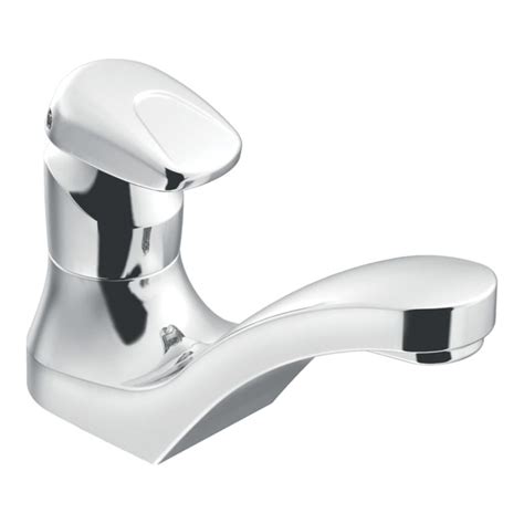 The brantford low arc's reflection and cool gray metallic looks could brighten any bathroom. Faucet.com | 8884 in Chrome by Moen