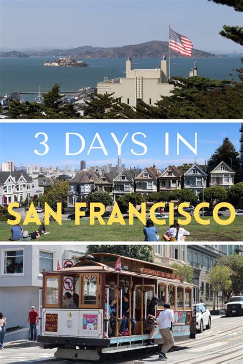 Days In San Francisco Itinerary Pin X Days In Y