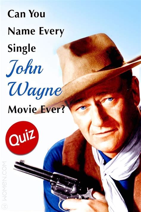 Printable List Of John Wayne Movies