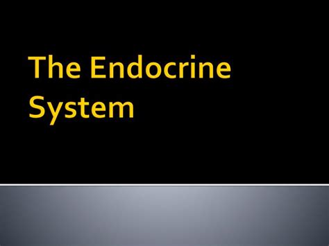Ppt Endocrine System Powerpoint Presentation Free Download Id