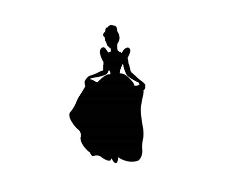 Cinderella Silhouette At Getdrawings Free Download