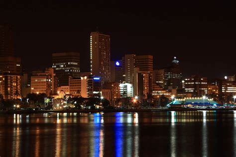 Durban South Africa Night Preview Durban South Africa Skyline