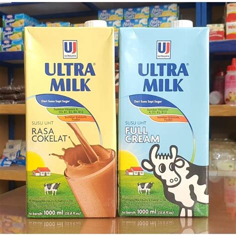 Jual Susu Ultra Milk 1 Liter Susu Full Cream Susu Coklat Susu Uht Enak