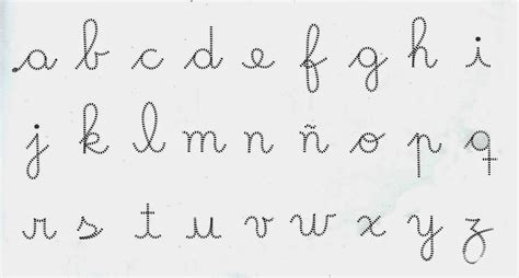 Alfabeto En Cursiva Mayuscula Y Minuscula Alfabetos Ilustrados Para