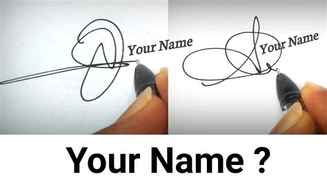 ️ How To Draw Your Own Signature Your Name Signature My Name