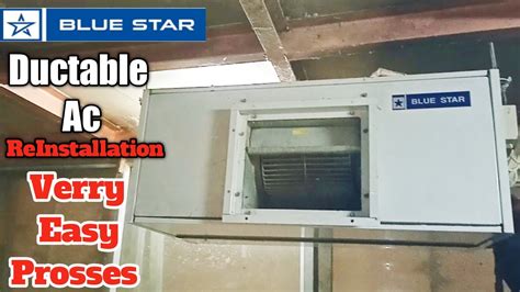 Bluestar Ton Ductable Ac Reinstallation Ductable Ac Full Wiring