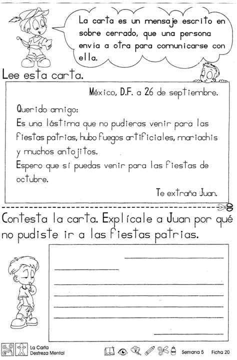Ejemplos De Cartas Cortas Para Niños De Primaria Compartir Ejemplos