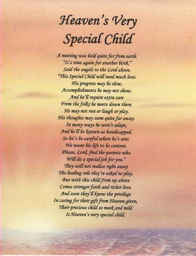 You Are A Special Child ️alissa D Pinterest Child Autism And Poem