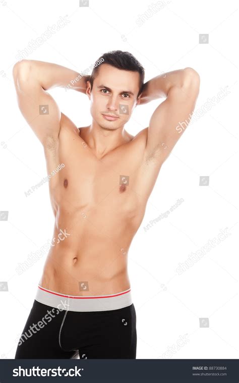 Sexy Tanned Young Man Naked Torso 스톡 사진 88730884 Shutterstock