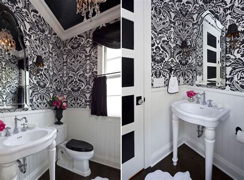 Always On Trend 20 Powder Rooms In Black And White