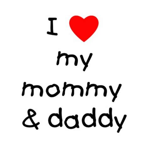 I Love My Mommy And Daddy Photo Cut Out Zazzle