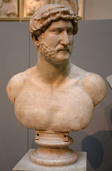 Marble Bust Of Emperor Hadrian Art History History Painting Roman