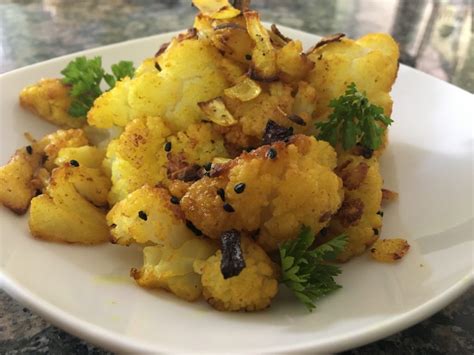 The Most Delicious Roasted Frozen Cauliflower Recipe Indian Spiced
