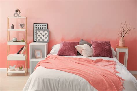 Pink Two Colour Combination For Bedroom Walls Pink Wall Colour