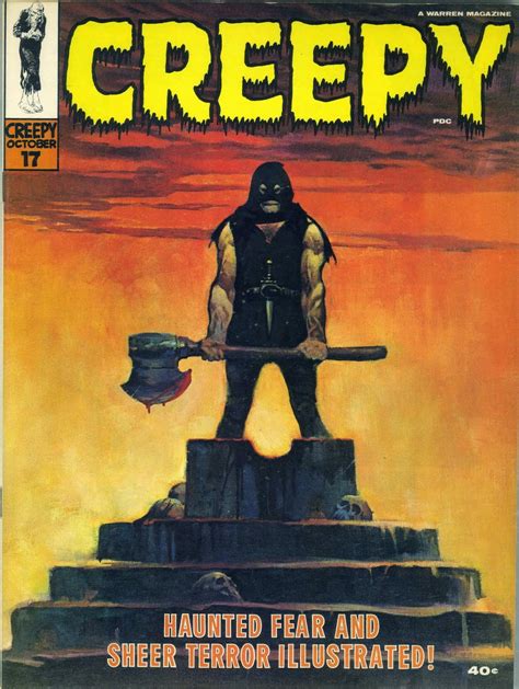 Capns Comics Creepy 17 Cover By Frank Frazetta