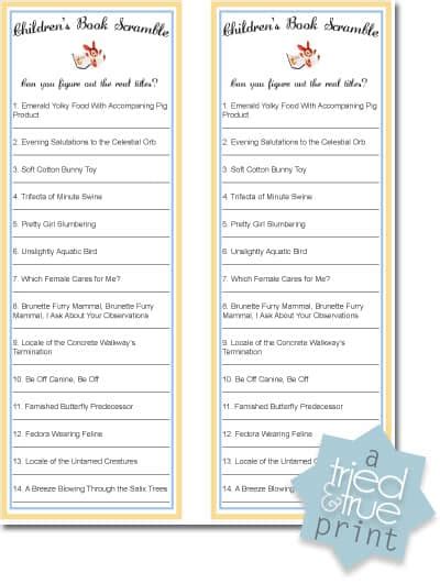 Check spelling or type a new query. Little Golden Books Shower: Children's Book Scramble ...