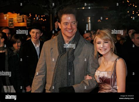 Eliza Bennett And Brendan Fraser At The Premiere Of Inkheart In