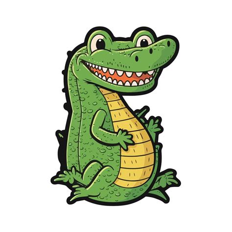 Cute Crocodile Cartoon Style 20901670 Vector Art At Vecteezy