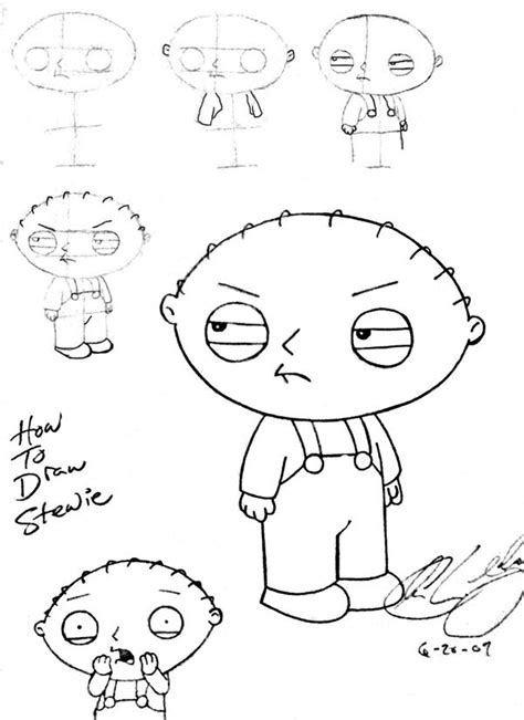 How To Draw Stewie By Hotsnowman On Deviantart