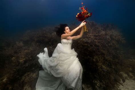 Brilliant Underwater Wedding Photography