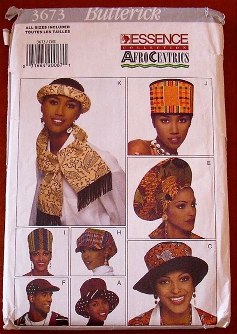 Butterick 3673 African Hat Pattern By Debbiesdream On Etsy 1000 African Hats Hat Pattern