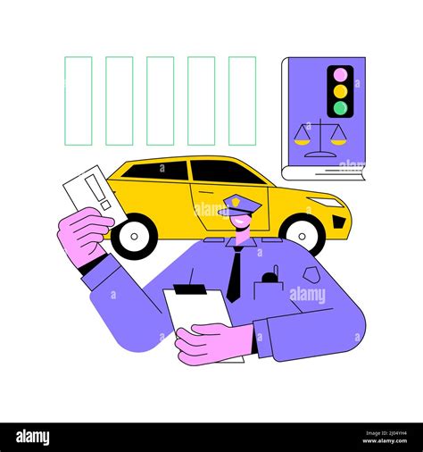 Traffic Laws Abstract Concept Vector Illustration Traffic Code Obey