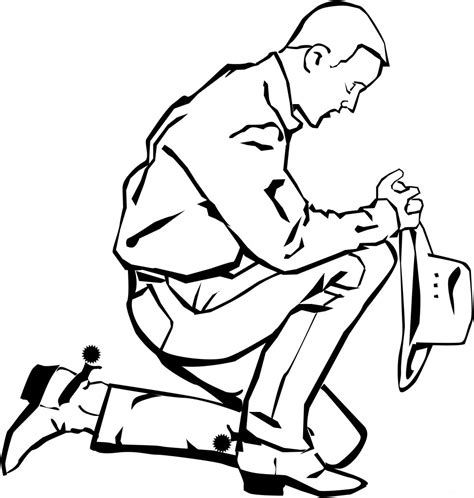 Man Kneeling Drawing At Getdrawings Free Download