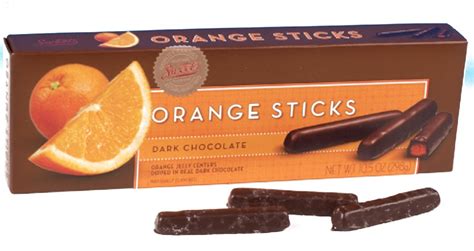 Sweets Chocolate Orange Sticks Dark 12105 Ounce