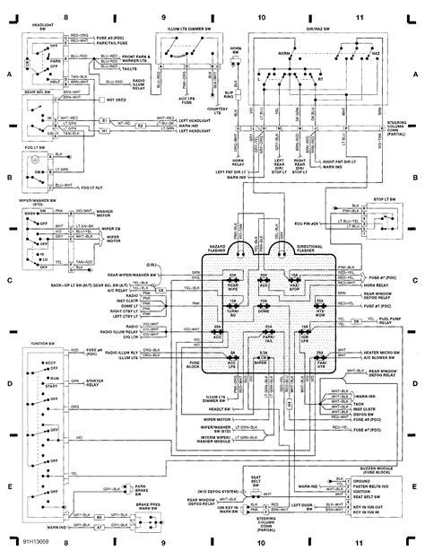 Headlight wiring for 1994 jeep wrangler 104.raepoppweiss.de. 1990 Jeep Yj Wiring Diagram - Wiring Diagram Schemas