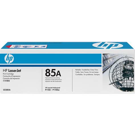 Check spelling or type a new query. HP 85A LaserJet Black Print Cartridge CE285A B&H Photo Video