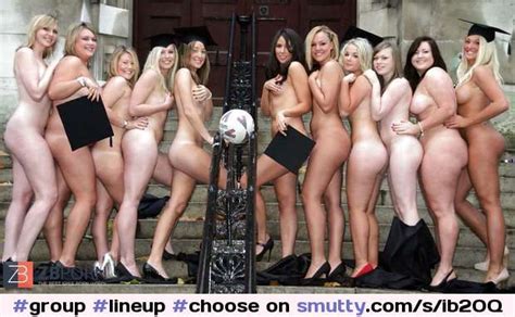 Group Lineup Choose Chooseorder Naked Standing Graduation