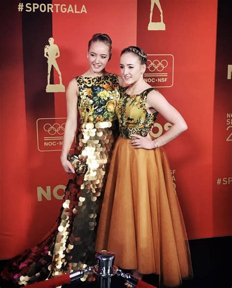 6th of the world with teamnl sport▪health▪business▪fashion▪. Sanne en Lieke Wevers @ sportgala 2018 in Out of Africa by ...