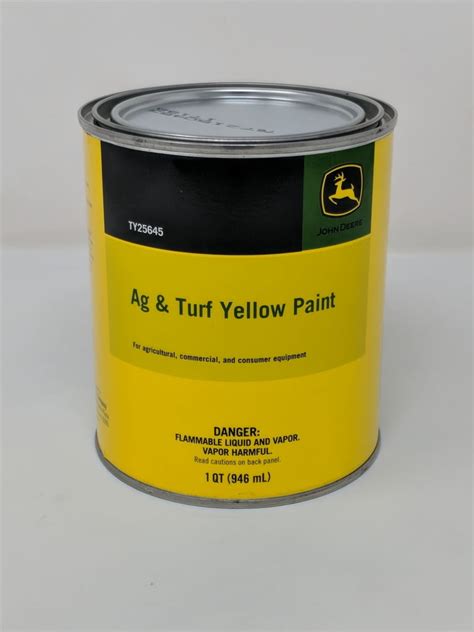 John Deere Yellow Paint Quart Ty25645