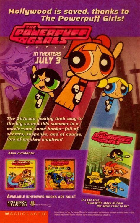 The Powerpuff Girls Movie Books Promo Ad By Bestbarneyfan On