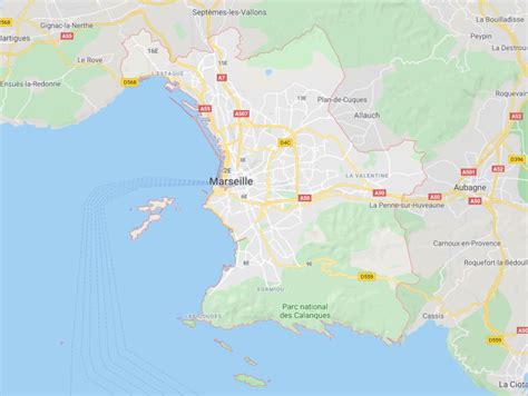 Carte De Marseille Carte Et Plan De La Ville De Marseille Dans Les