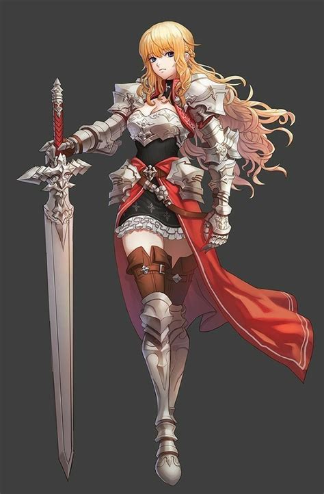 Karla Guerrera Imbatible Concept Art Characters Anime Warrior Fantasy Character Design