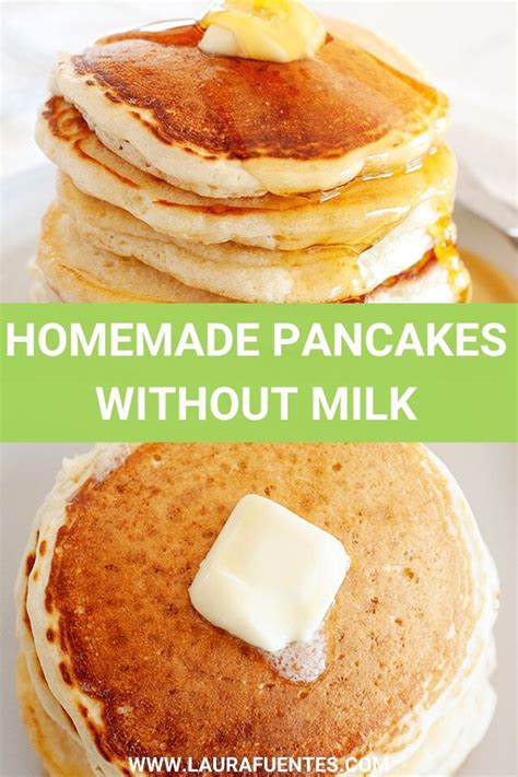 No Milk No Problem This Recipe For Pancakes Without Milk Uses Water