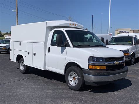 New 2019 Chevrolet Express Commercial Cutaway Work Van Rwd Utility Truck